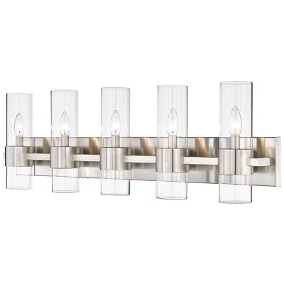 Z-lite Lawson 5 Light Vanity In Brushed Nickel