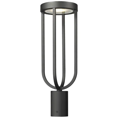 Z-lite Leland 21" High Sand Black Led Outdoor Post Light