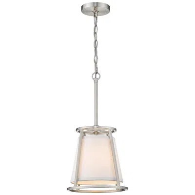 Z-lite Lenyx Pendant By  Brushed Nickel 10 Inch 1 Light Mini Pendant