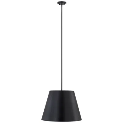 Z-lite Lilly By  Matte Black 1 Light Pendant