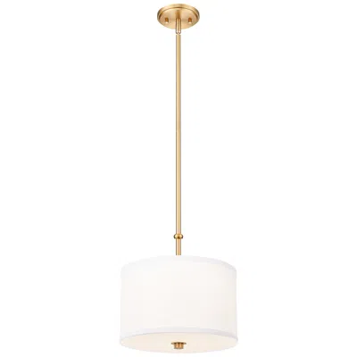 Z-lite Linden By  12 Inch Modern Gold 1 Light Pendant