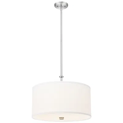 Z-lite Linden By  18 Inch Brushed Nickel 1 Light Pendant