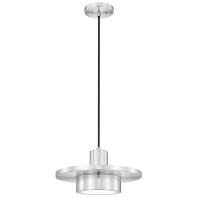 Z-lite Ludo By  12 Inch Brushed Nickel 1 Light Pendant
