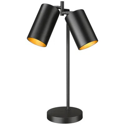 Z-lite Lumina By  2 Light Table Lamp In Black