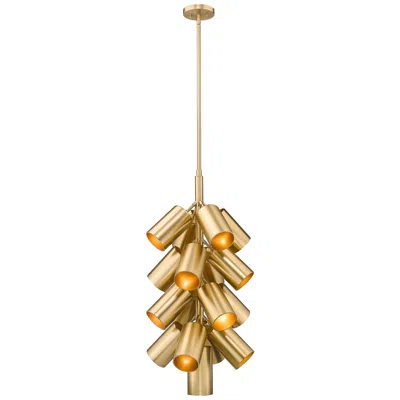 Z-lite Lumina By  Modern Gold 17 Light Chandelier In Multi