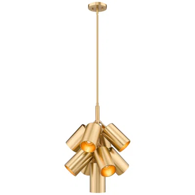 Z-lite Lumina By  Modern Gold 9 Light Chandelier In Animal Print