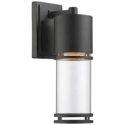 Z-lite Luminata 13 3/4" High Black Led Outdoor Wall Light