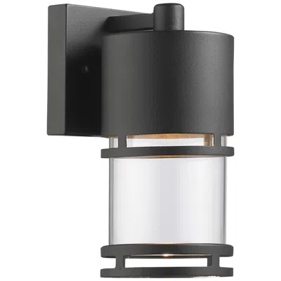 Z-lite Luminata 9" High Black Led Outdoor Wall Light