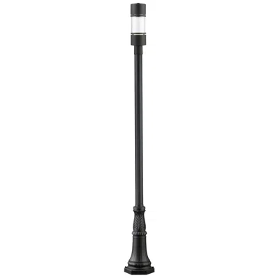 Z-lite Luminata By  Black 113.375 Inch Led Outdoor Led Post Light