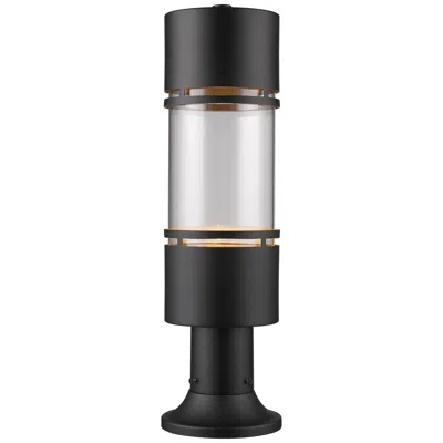 Z-lite Luminata By  Black 21.75 Inch Led Outdoor Led Post Mount Light