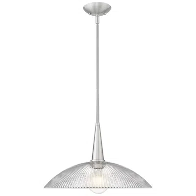 Z-lite Lunelle  By   1 Light Pendant In Silver