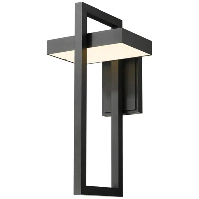 Z-lite Luttrel 25" High Black Led Outdoor Wall Light