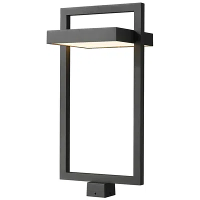Z-lite Luttrel 29" High Black Led Outdoor Post Light