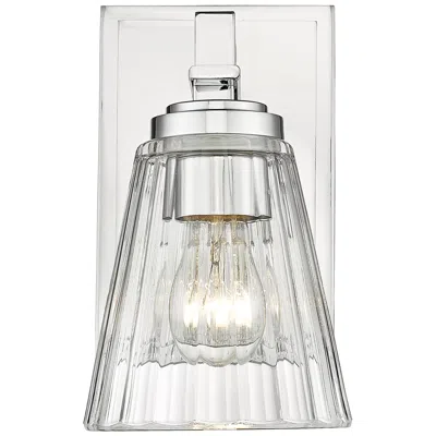 Z-lite Lyna By  Chrome 1 Light Wall Sconce