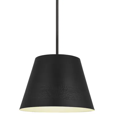 Z-lite Maddox 18" Wide Modern Matte Black Cone Pendant Light