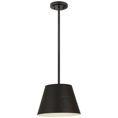 Z-lite Maddox By  Matte Black 12 Inch 1 Light Chandelier