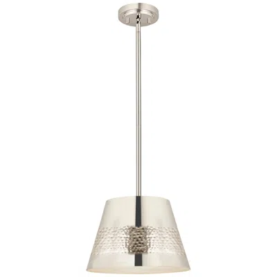 Z-lite Maddox By  Polished Nickel 12 Inch 1 Light Chandelier