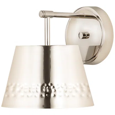 Z-lite Maddox By  Polished Nickel 8 Inch 1 Light Wall Sconce