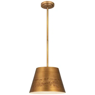 Z-lite Maddox By  Rubbed Brass 12 Inch 1 Light Chandelier