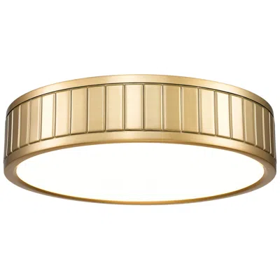 Z-lite Madison 12 1/2" Wide Modern Gold Led Ceiling Light