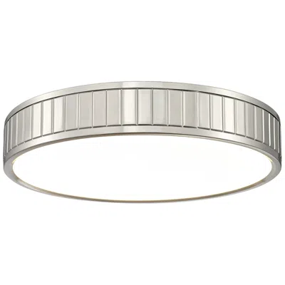 Z-lite Madison By  Brushed Nickel 1 Light Flush Mount