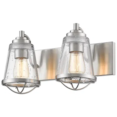 Z-lite Mariner 9" High Brushed Nickel 2-light Wall Sconce