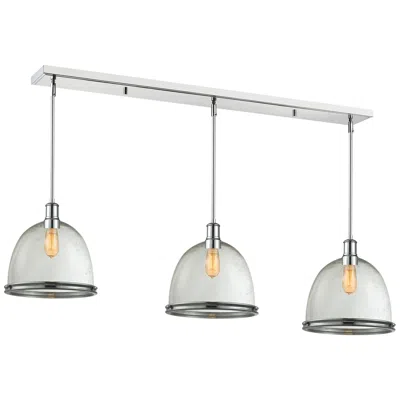 Z-lite Mason By  Chrome 3 Light Island Pendant