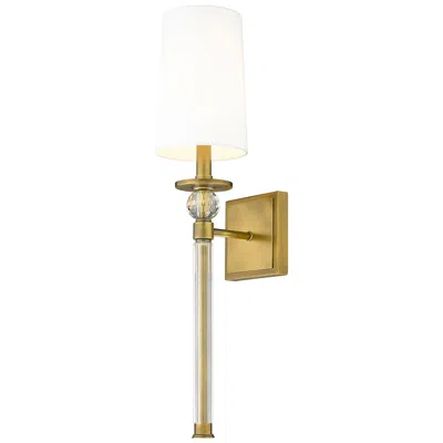 Z-lite Mia 24 1/2" High Rubbed Brass Wall Sconce