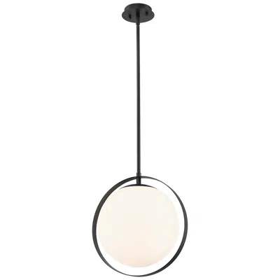 Z-lite Midnetic By  Matte Black 14.25 Inch 1 Light Mini Pendant