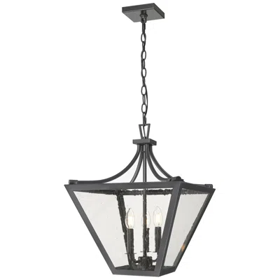 Z-lite Montalcino By  16 Inch Iron Ore 3 Light Chandelier