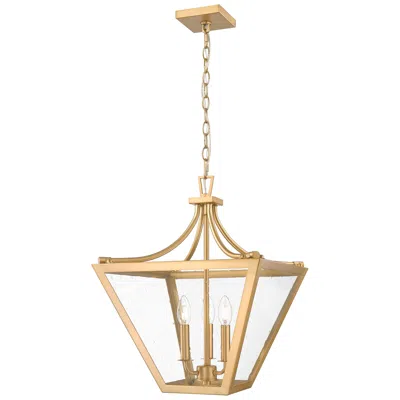 Z-lite Montalcino By  16 Inch Rubbed Brass 3 Light Chandelier