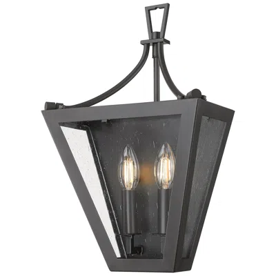Z-lite Montalcino By  Iron Ore 2 Light Wall Sconce