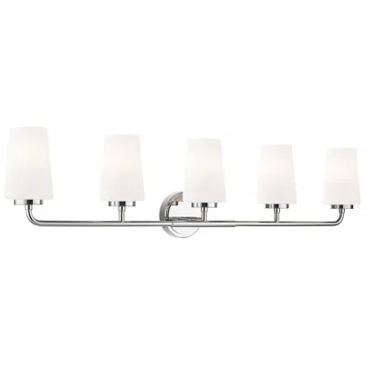 Z-lite Montford By  Chrome 5 Light Vanity