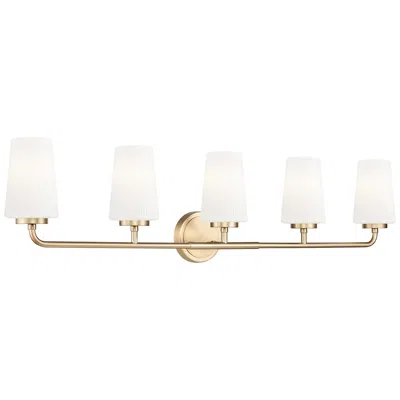 Z-lite Montford By  Modern Gold 5 Light Vanity