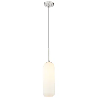 Z-lite Monty By  Brushed Nickel 5.25 Inch 1 Light Pendant
