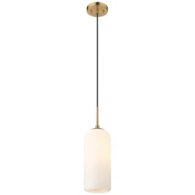 Z-lite Monty By  Heritage Brass 5.25 Inch 1 Light Pendant