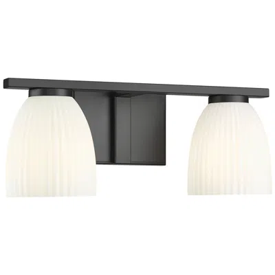 Z-lite Naya By  Matte Black 2 Light Vanity