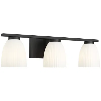 Z-lite Naya By  Matte Black 3 Light Vanity