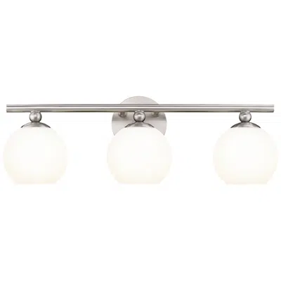 Z-lite Neoma 21 3/4" Wide Brushed Nickel 3-light Vanity Bath Light