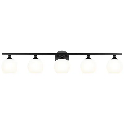 Z-lite Neoma By  Matte Black 5 Light Vanity