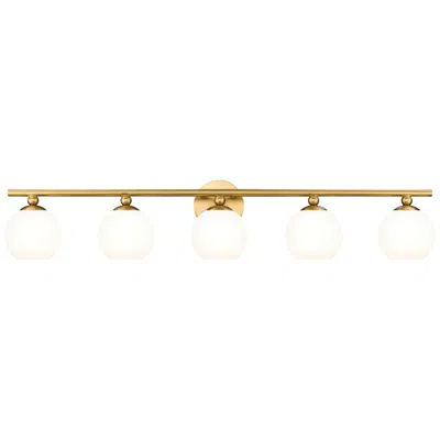 Z-lite Neoma By  Modern Gold 5 Light Vanity