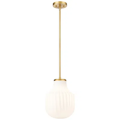 Z-lite Newbury By  Modern Gold 10 Inch 1 Light Pendant