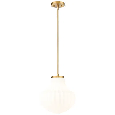 Z-lite Newbury By  Modern Gold 13 Inch 1 Light Pendant