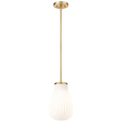 Z-lite Newbury By  Modern Gold 8 Inch 1 Light Pendant