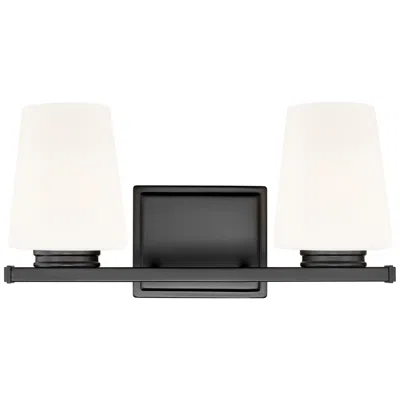 Z-lite Nextra By  Matte Black 2 Light Vanity