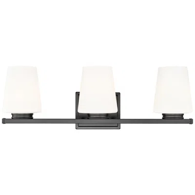 Z-lite Nextra By  Matte Black 3 Light Vanity In White