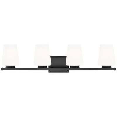 Z-lite Nextra By  Matte Black 4 Light Vanity