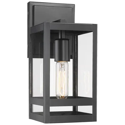 Z-lite Nuri 13 1/2" High Black Outdoor Wall Light
