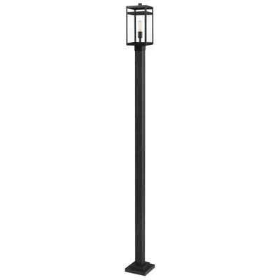 Z-lite Nuri By  Black 111.5 Inch 1 Light Outdoor Post Mounted Fixture