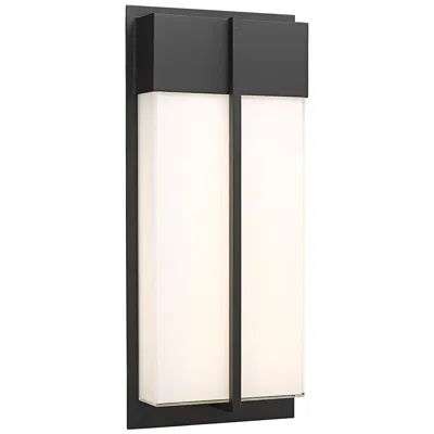 Z-lite Nyx 18" High Black Led Outdoor Wall Light